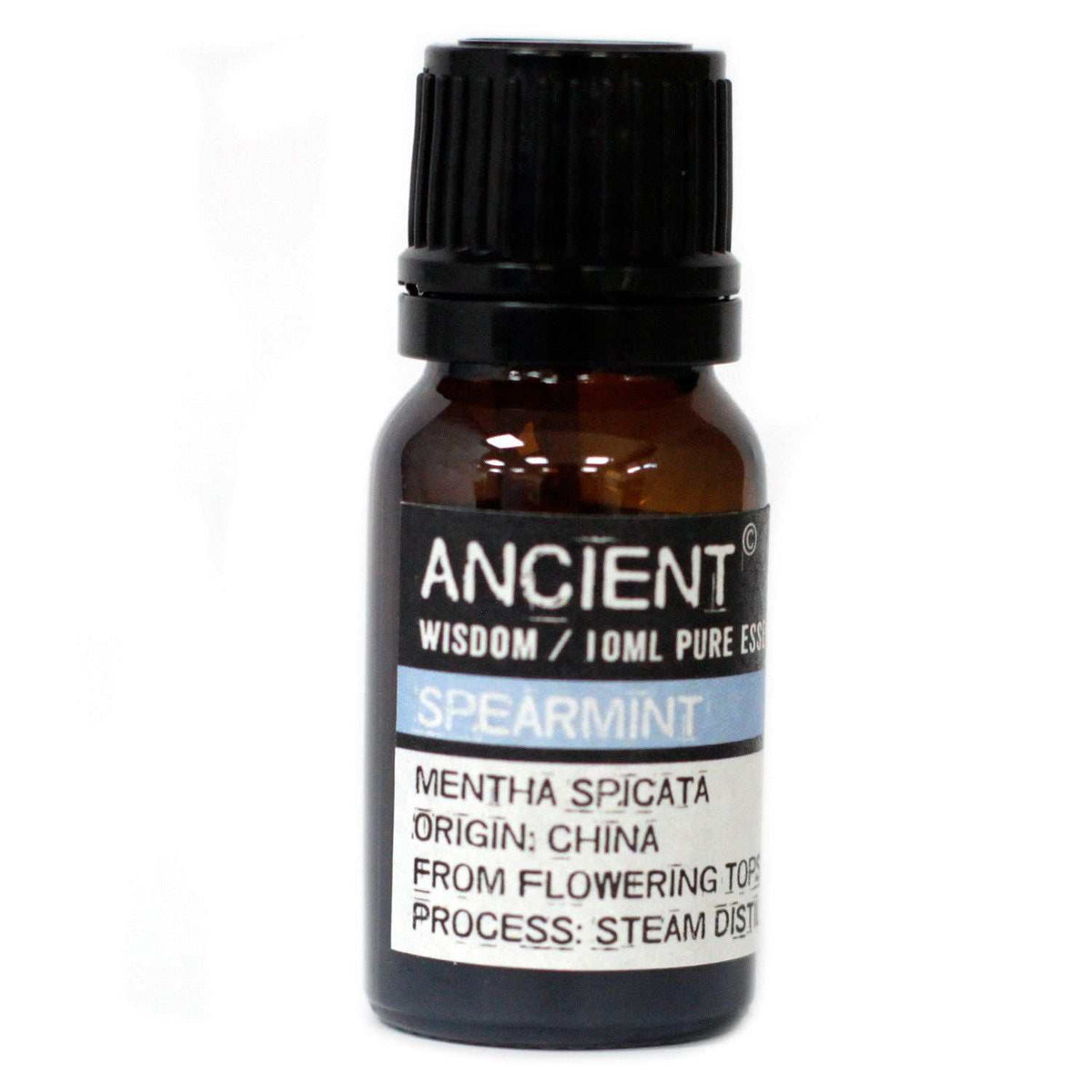 10 ml bottle of Spearmint Essential Oil from China with fresh aroma and therapeutic benefits